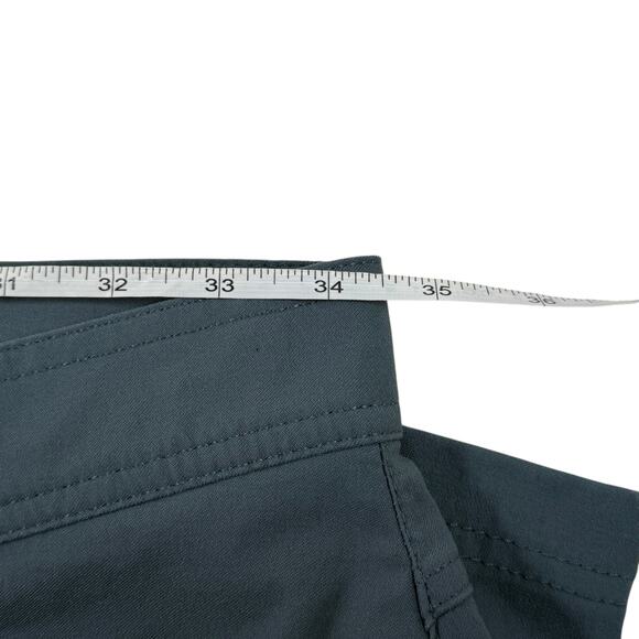 Prana Brion Mens 34x28 Blue Standard Fit Straight Leg Hiking Pants - Picture 10 of 14